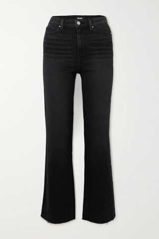 Claudine Cropped High-Rise Flared Jeans