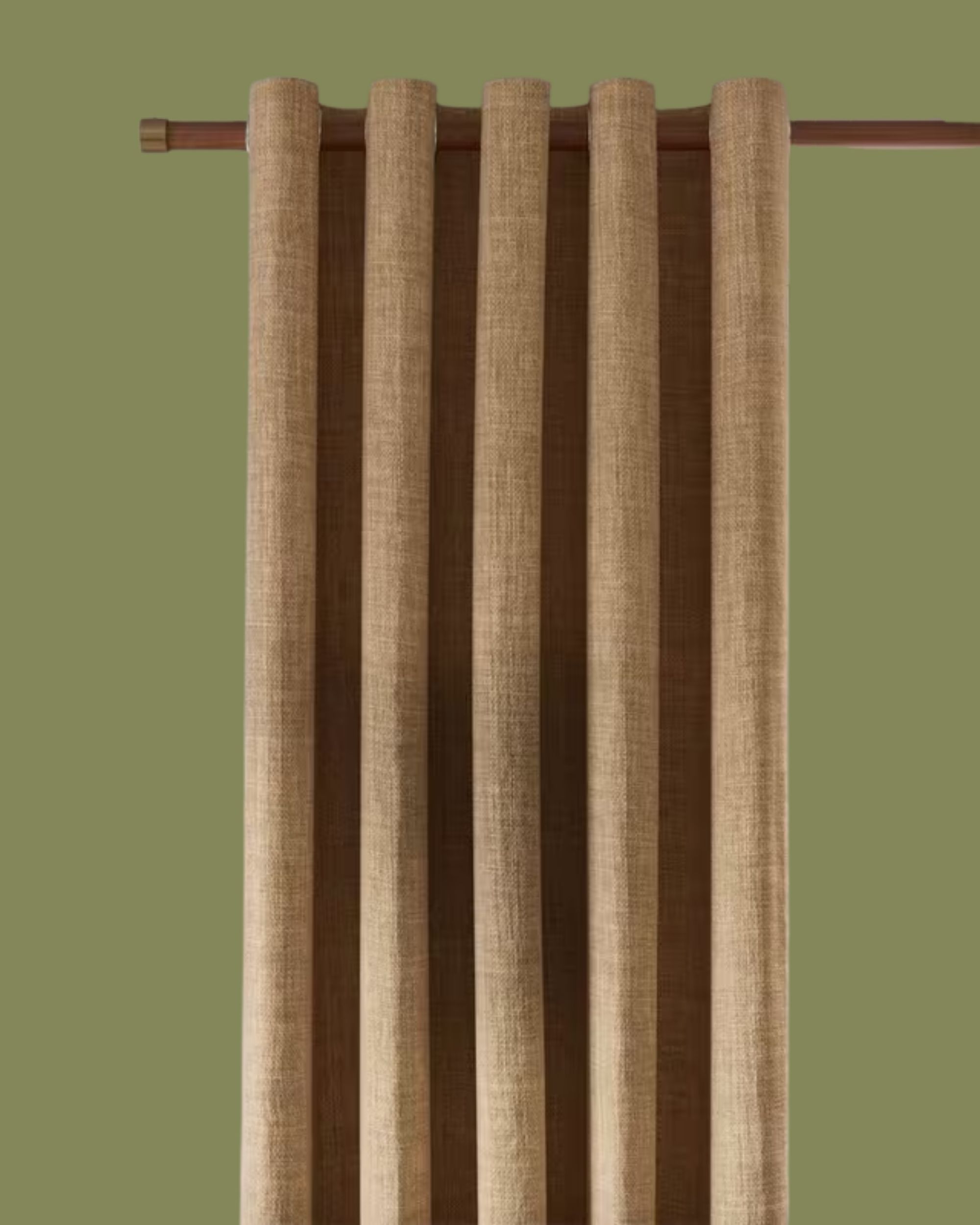 Textured Weave Pair Blackout Lined Eyelet Curtains, Loch Blue