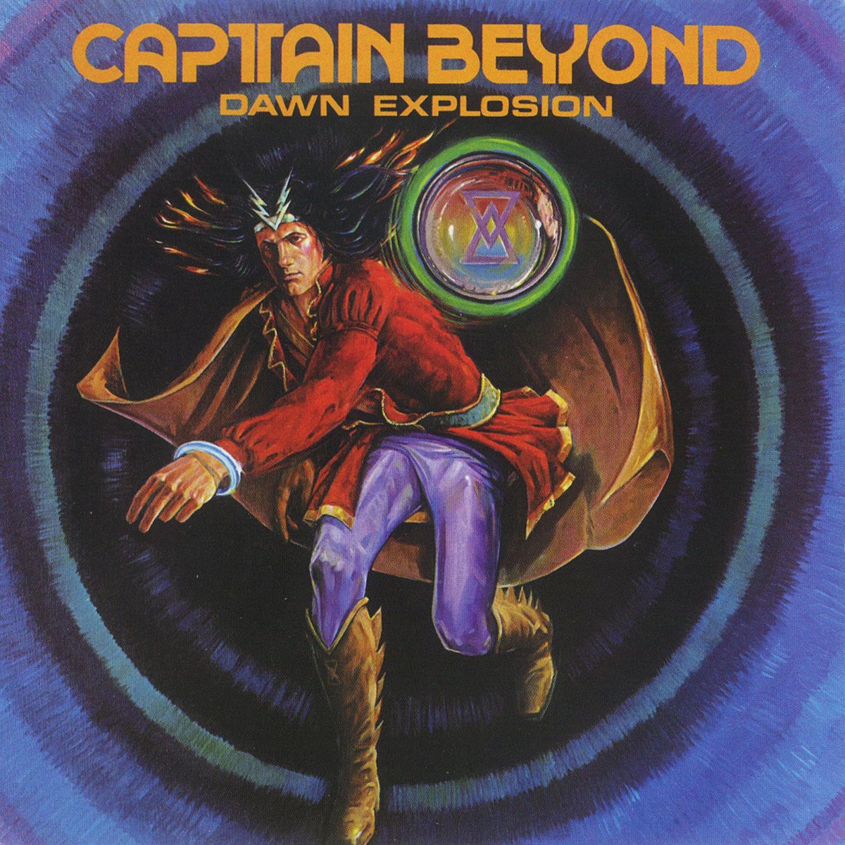 The cover of Captain Beyond's Dawn Explosion