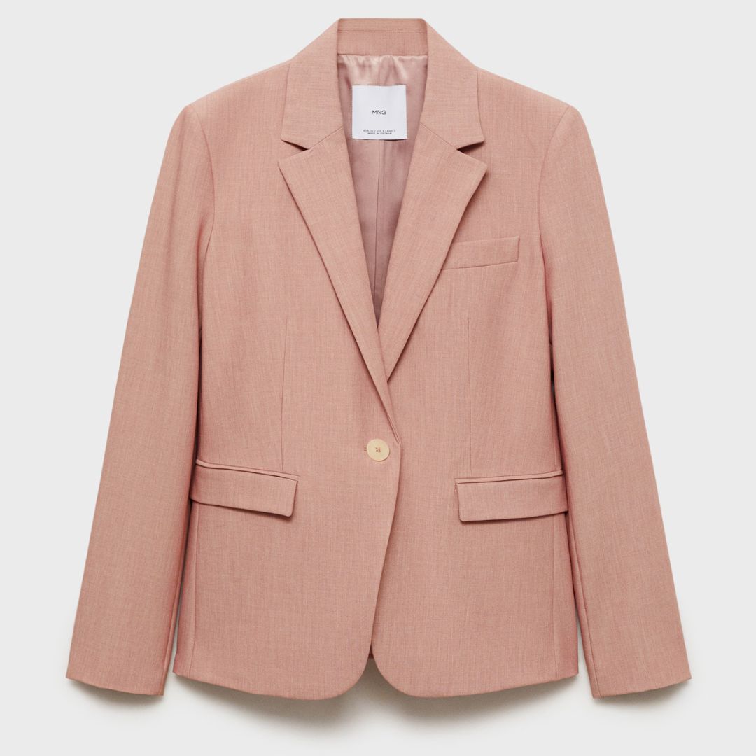 Mango Fitted Suit Jacket