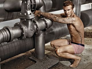David Beckham strips down to his H&M Bodywear