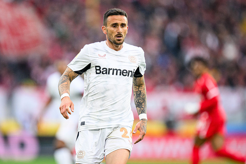Bayer Leverkusen midfielder Aleix Garcia