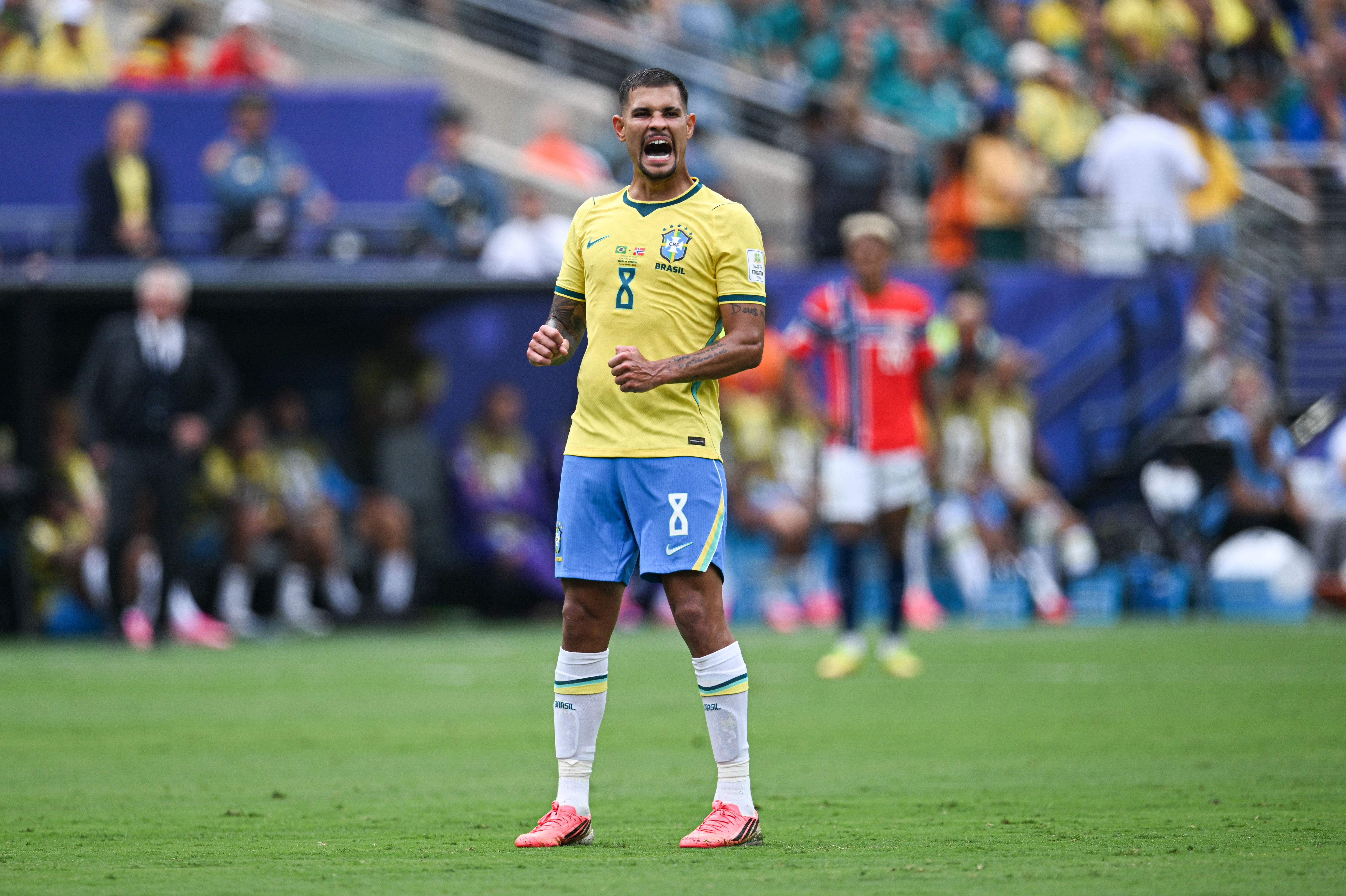 Bruno Guimaraes in action at the 2026 World Cup