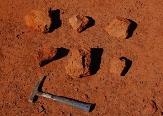 clay excavated from iron age shows earth's magnetic field