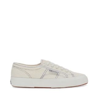 Superga 2750 Cotton Terry White Avorio/navy/full Avorio Eu 36 (us Women's 6) Medium