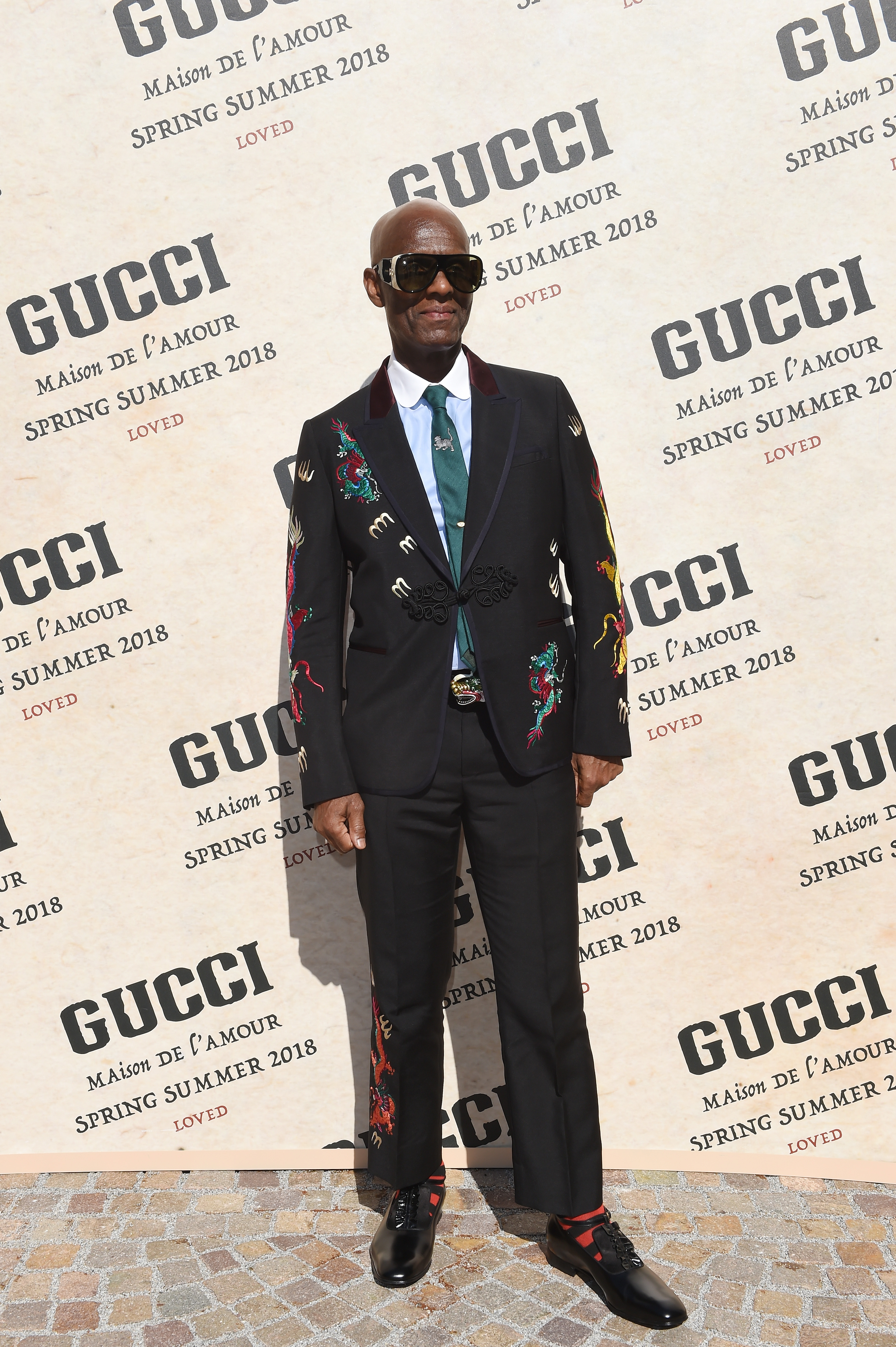 Dapper Dan wearing a vintage suit