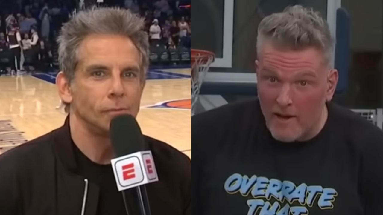Pat McAfee Called Out Timothée Chalamet And Other Celebrities During The NBA Playoffs, And Ben Stiller Took Offense