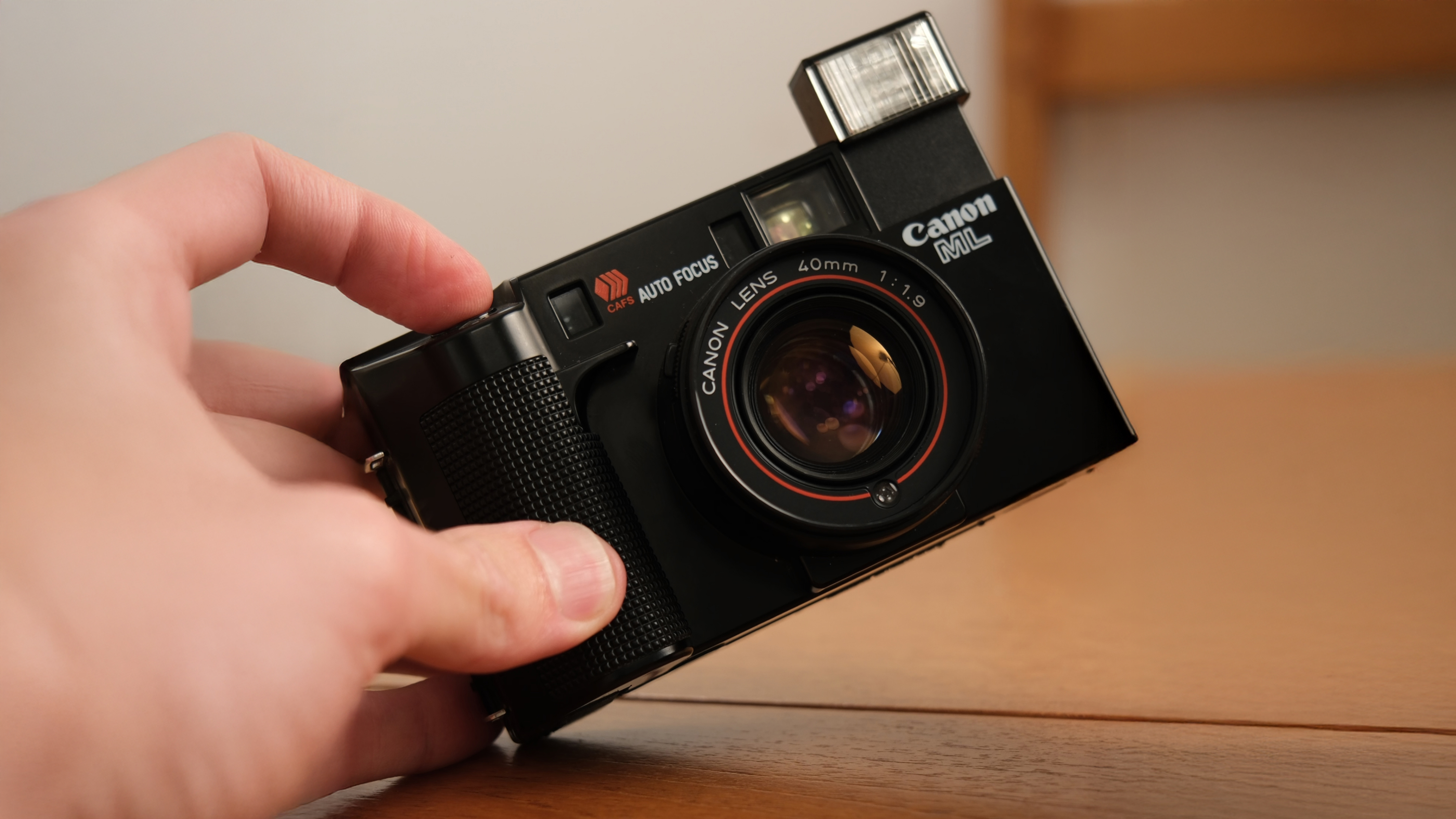 Canon AF35ML compact film camera