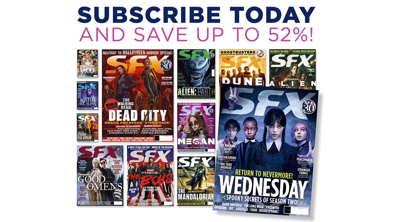 A selection of SFX covers.