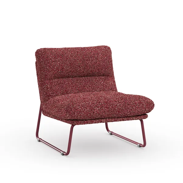 Dunelm, Elements Finn Textured Sherpa Occasional Armchair