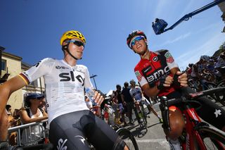 Richie Porte won't be so friendly with his former Team Sky teammates over the weekend in the mountains