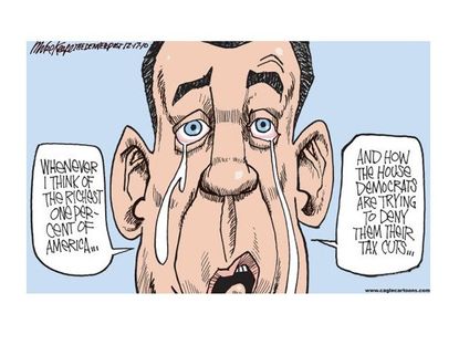 John Boehner's sob story