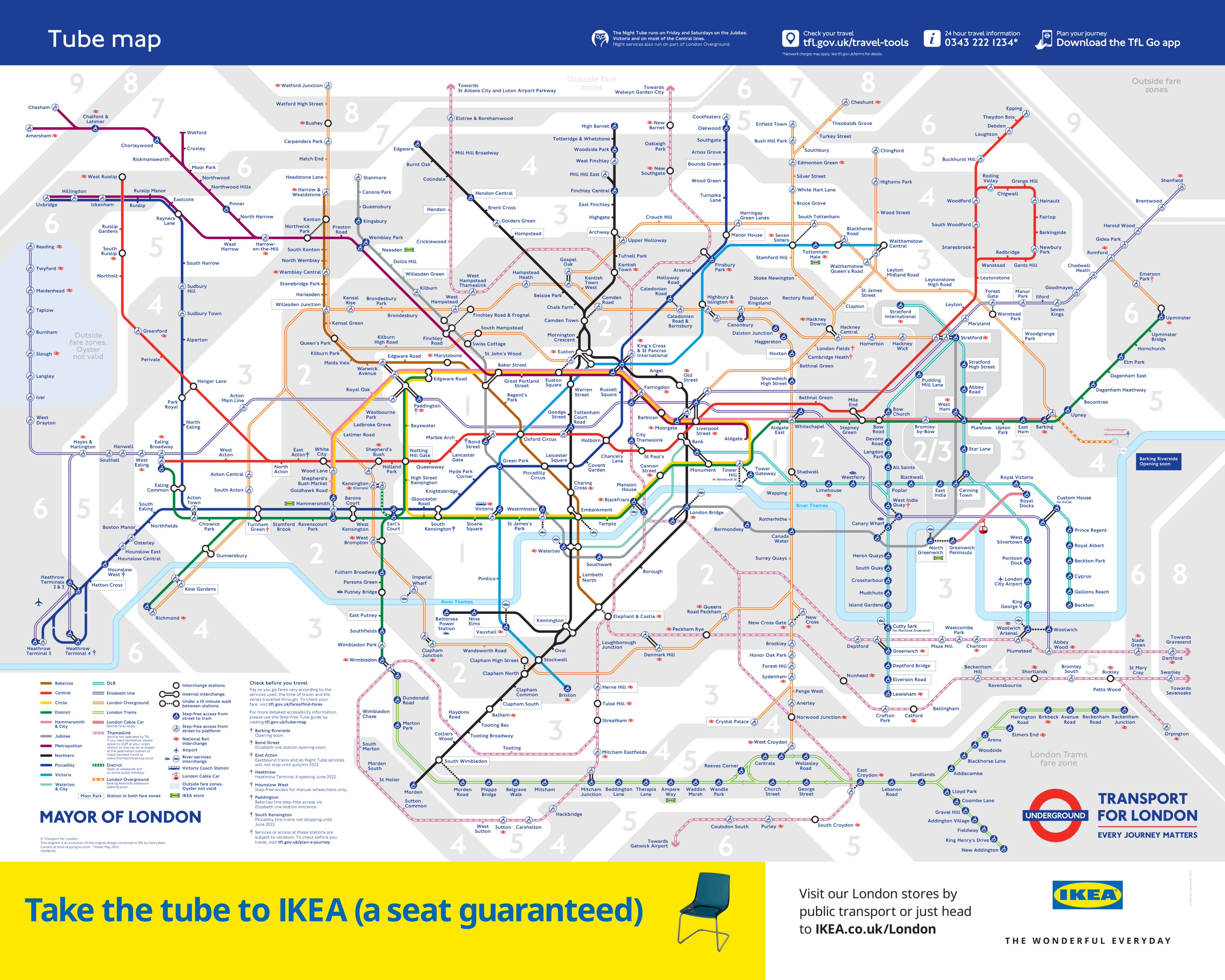 new tube map