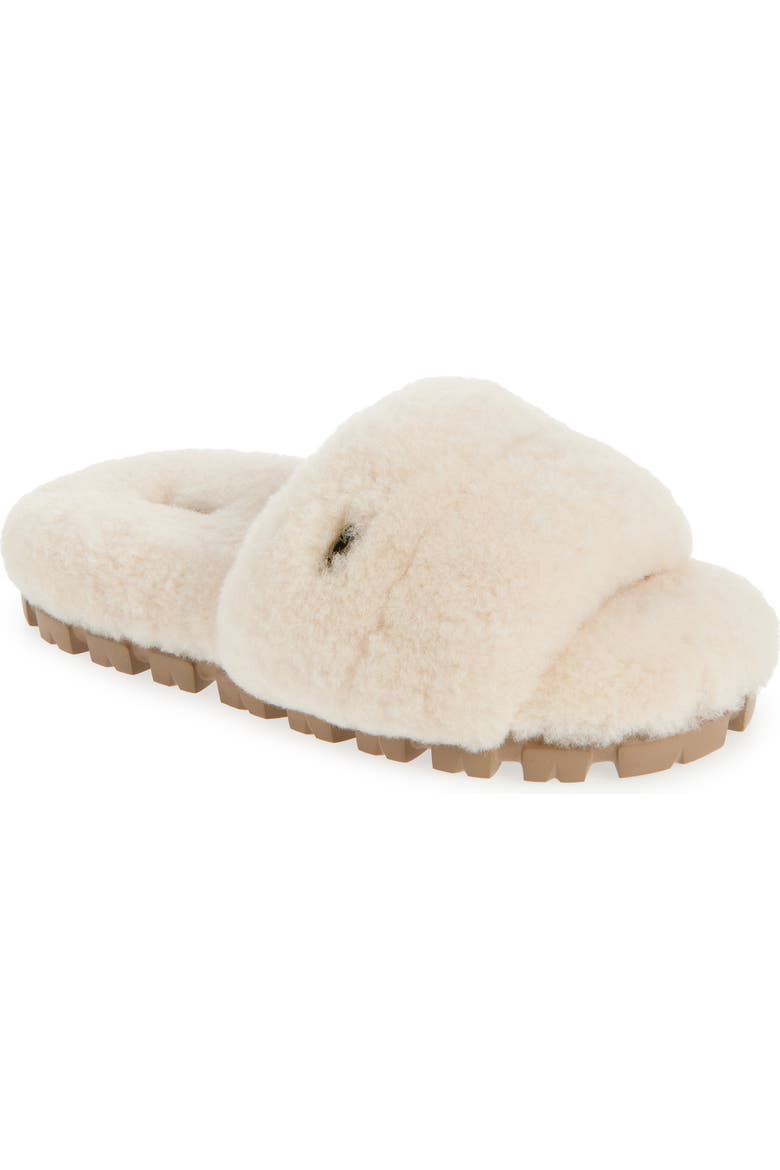 Cozetta Curly Genuine Shearling Slide Slipper