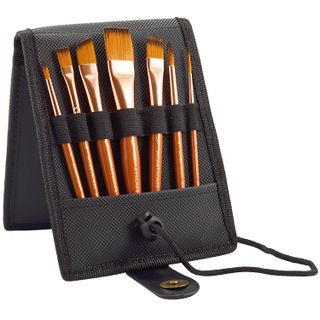 These brushes are designed specifically for painting en plein air