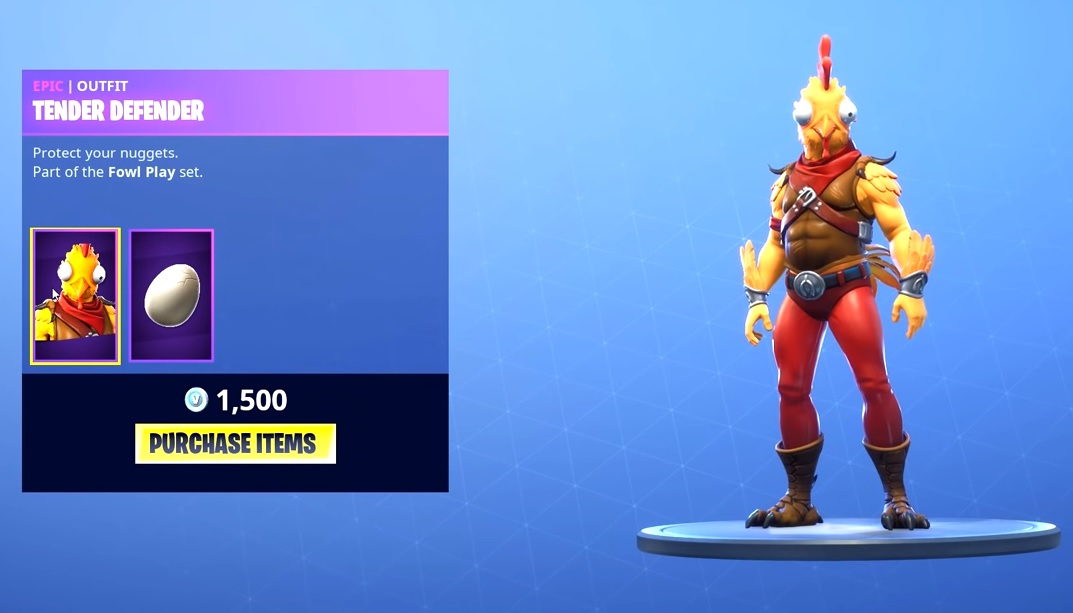 fortnite adds tender defender skin based on 8 year old fan s doodle - is fortnite appropriate for 8 year olds