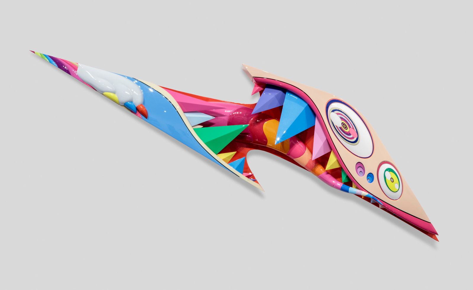 colourful artwork by Takashi Murakami