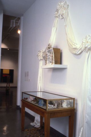 Archival image of mixed media installation