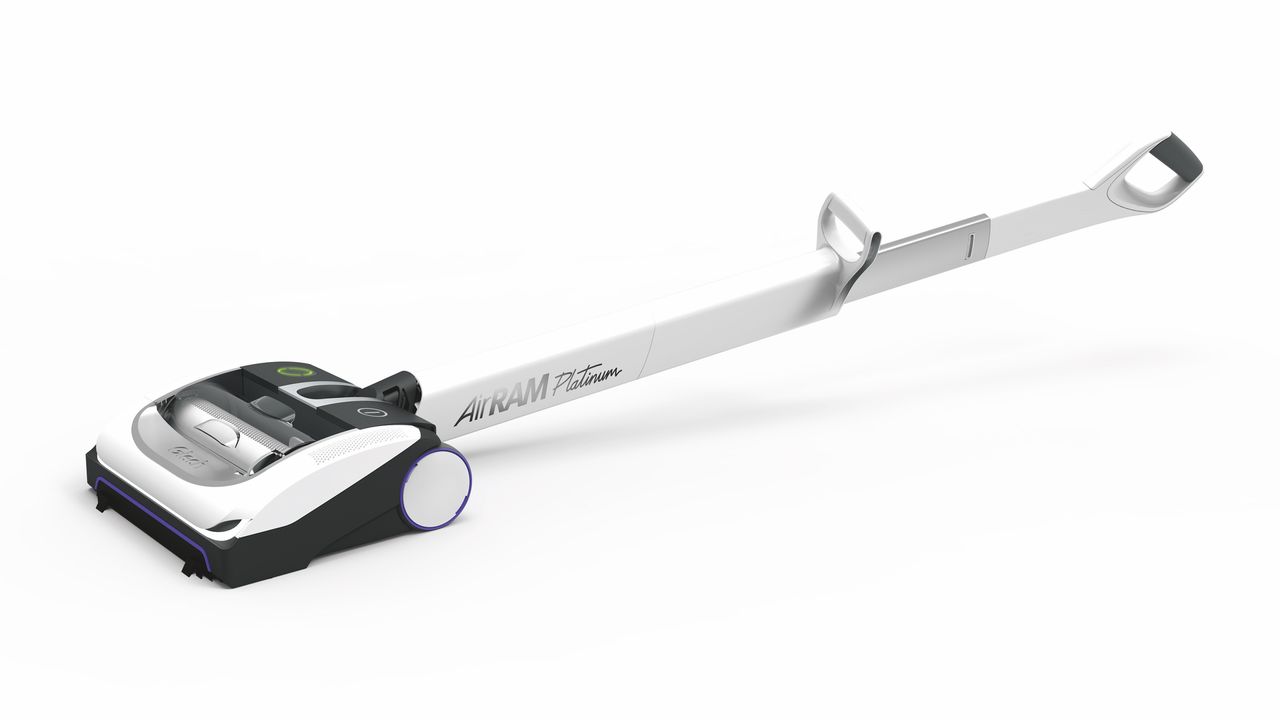 Gtech AirRAM Platinum on white background