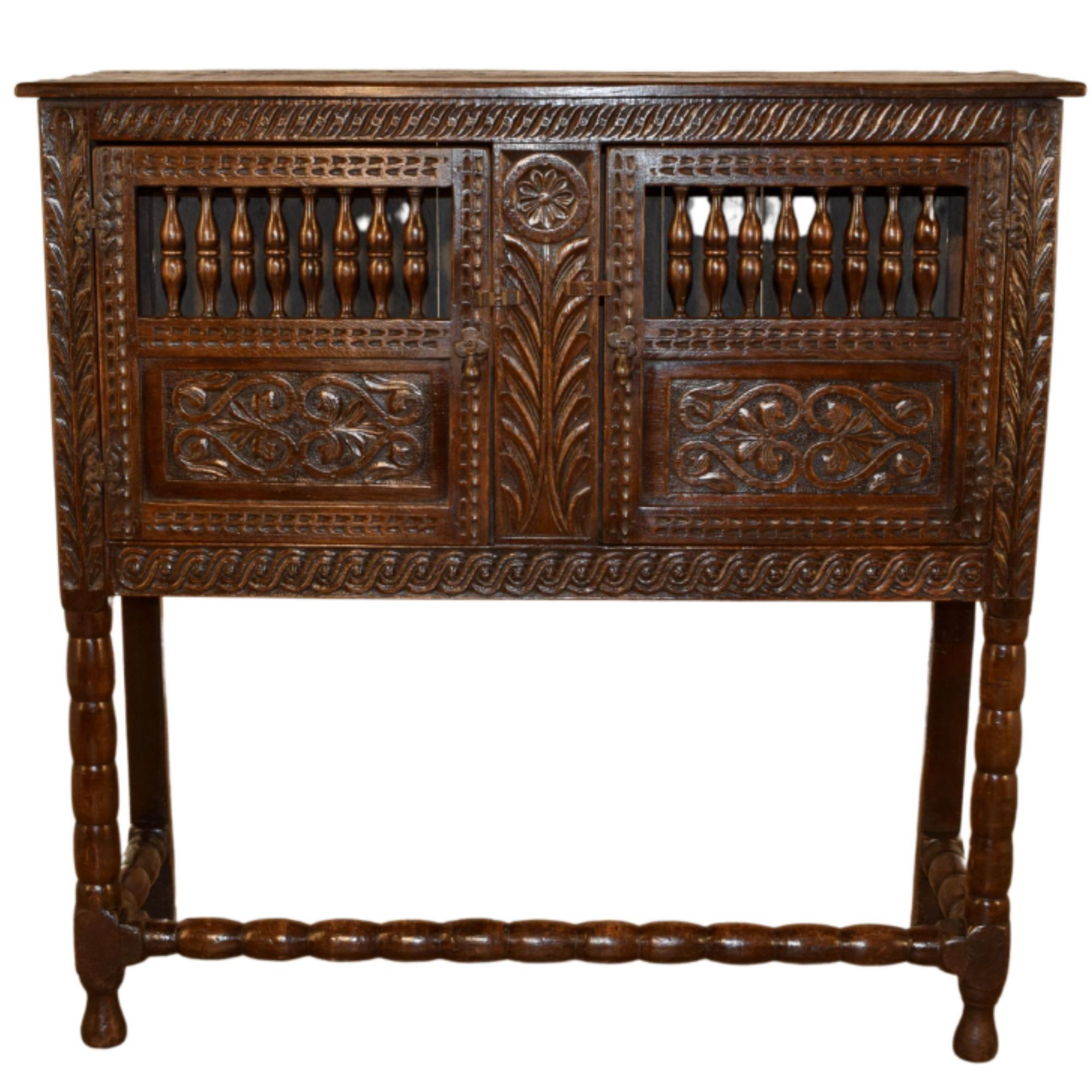17th Century English Oak Aumbrey