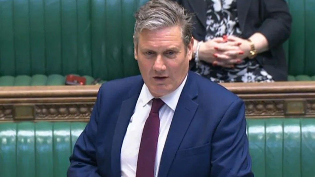 Keir Starmer in PMQs