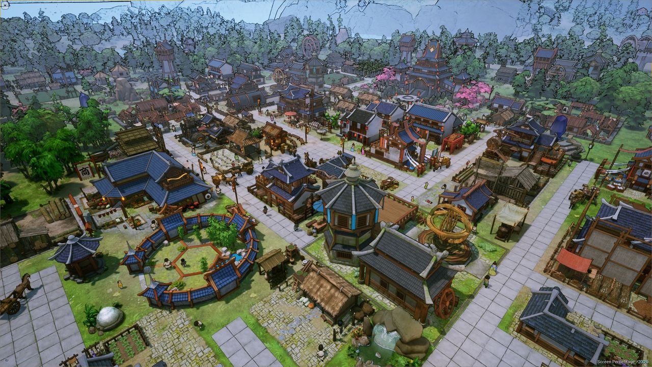 An image from city management and god game The Immortal Mayor.