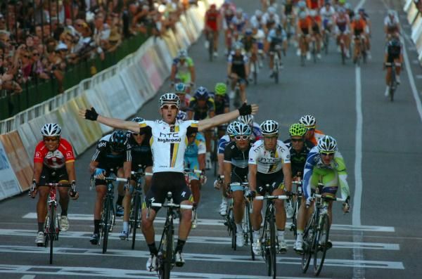 Matt Goss (HTC-Highroad) celebrates