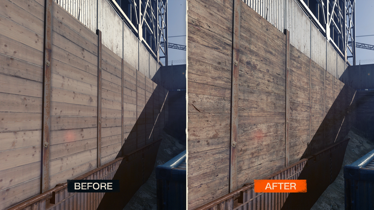 Dying Light Retouched comparison shots