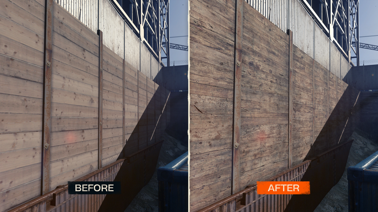 Dying Light Retouched comparison shots