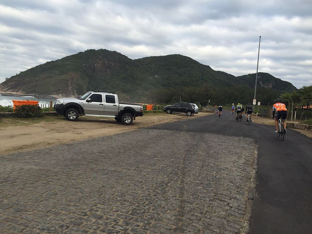 Rio Olympic Games cobbles partially paved over