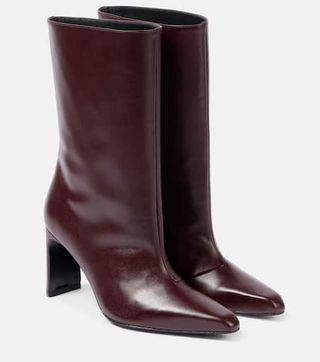 Chic Sophistication Leather Ankle Boots