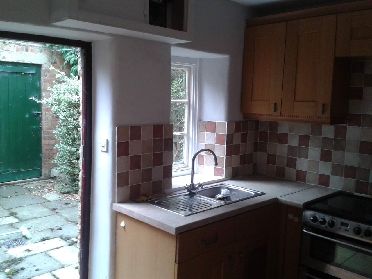 kitchen in need of renovation