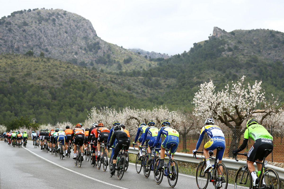 The back of the peloton