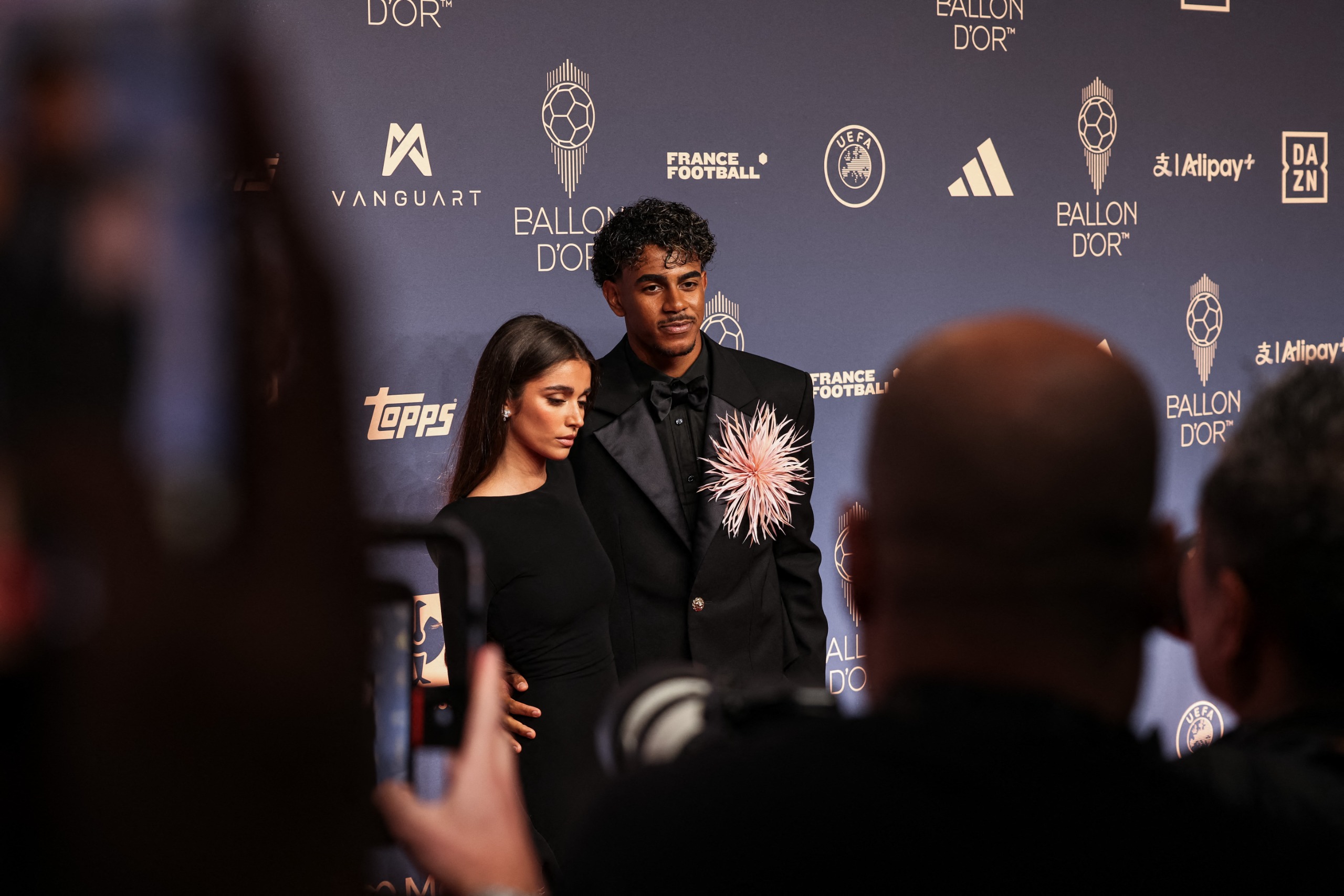 Lamine Yamal at the Ballon d'Or 2026 ceremony