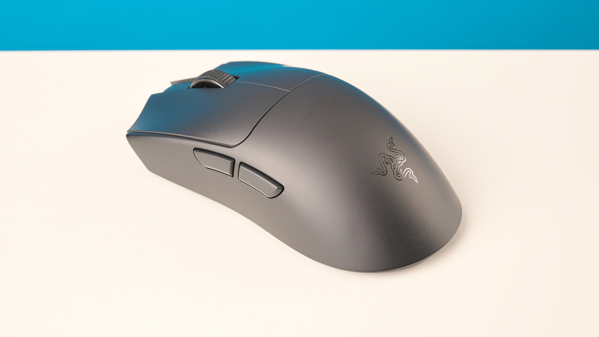 A black Razer Viper V4 Pro mouse