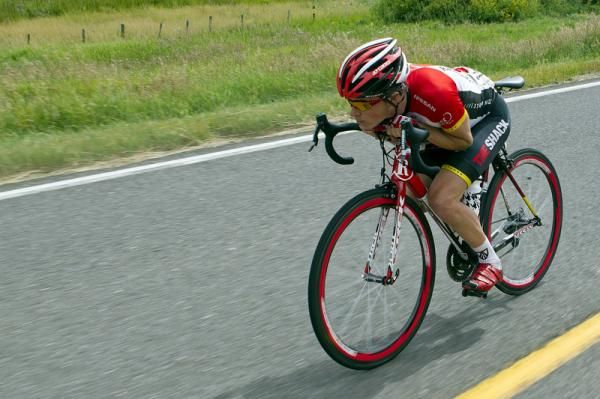 Ben King (RadioShack) gets aero.