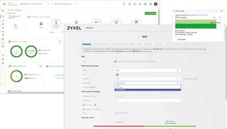 Desktop screenshot of Zyxel FWA510's cloud management system