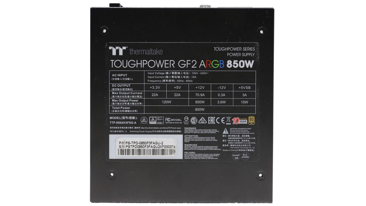 Thermaltake Toughpower GF2 ARGB 850W