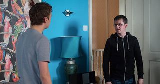 When Ben Mitchell hears from DC Rice that the suspects have been released on bail, he lashes out at Johnny Carter in EastEnders.