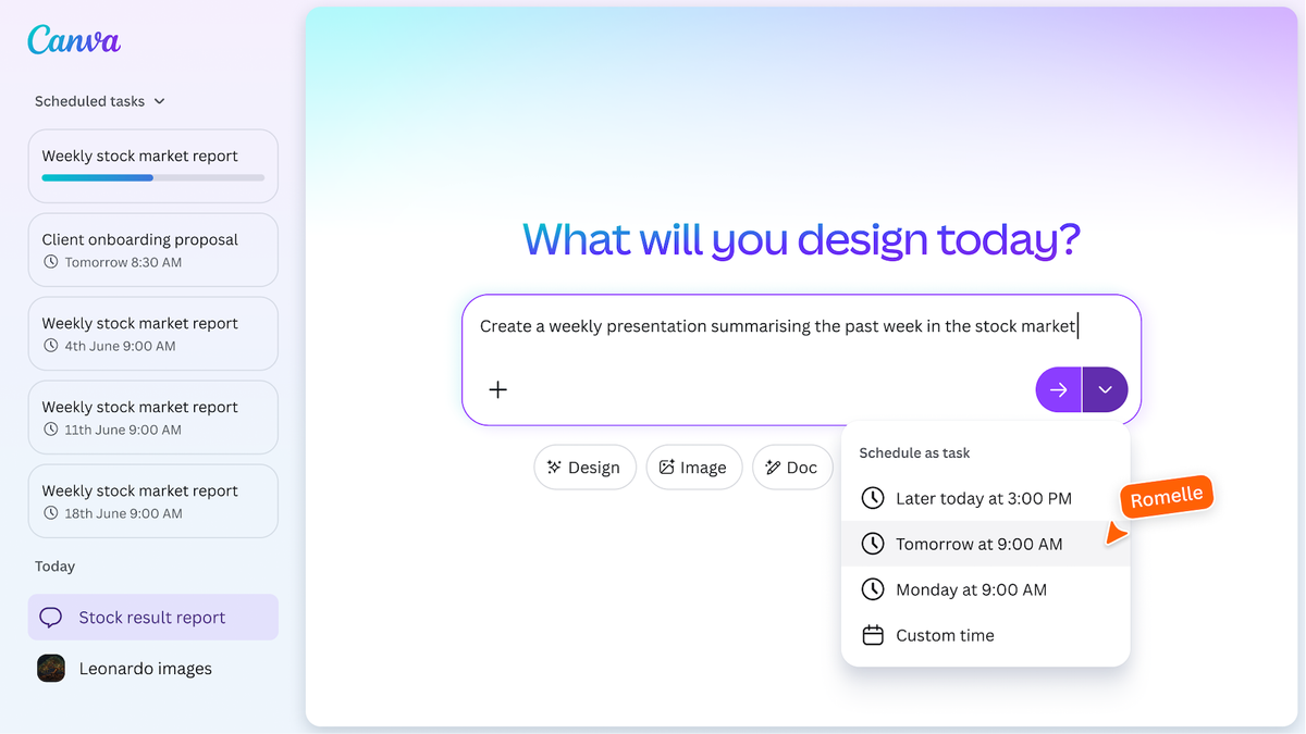 Autonomous agentic assistants are at an 'absolute early adopter stage': Scheduling in Canva AI 2.0 is about to "democratize" that