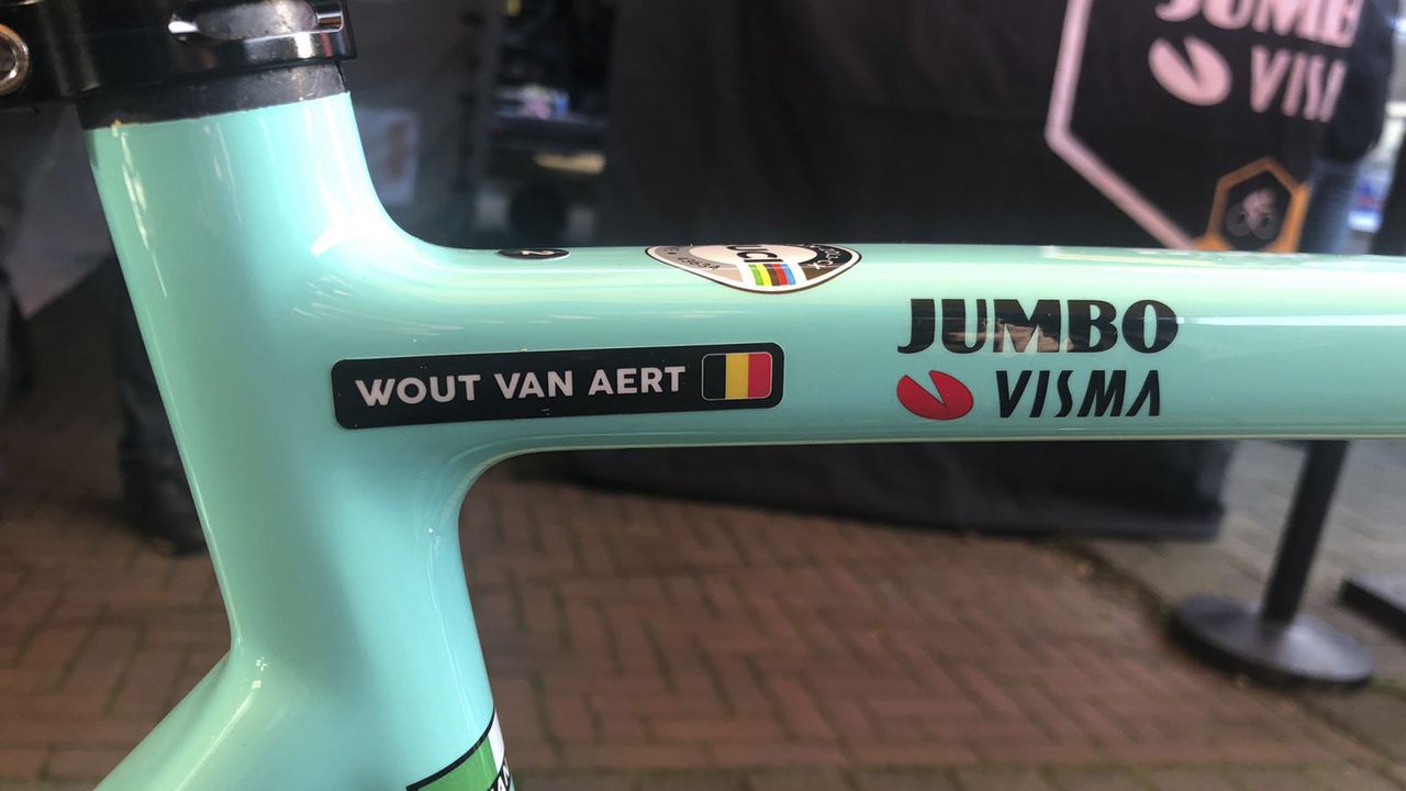 Wout Van Aert's Bianchi Zolder Pro