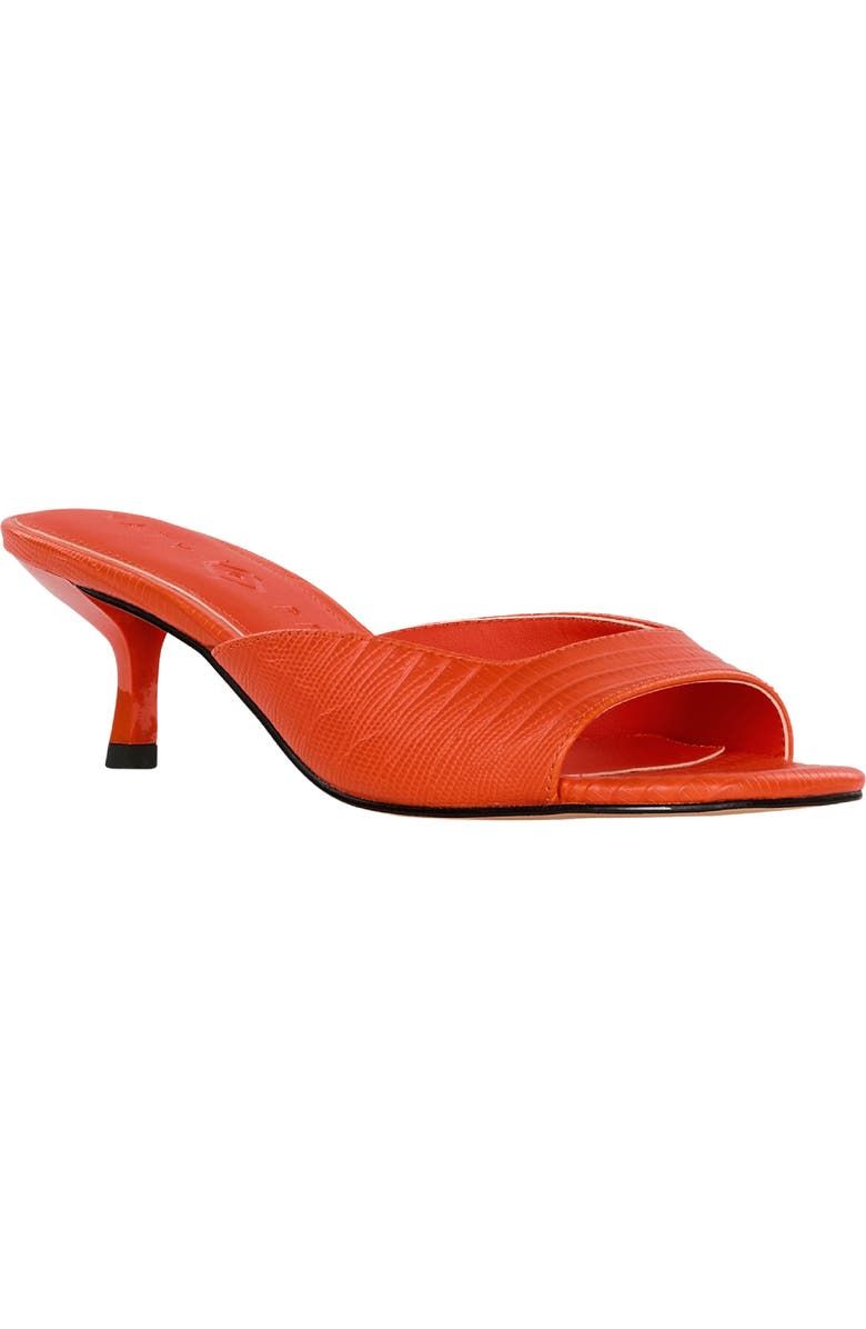 The Ladie Kitten Heel Slide Sandal
