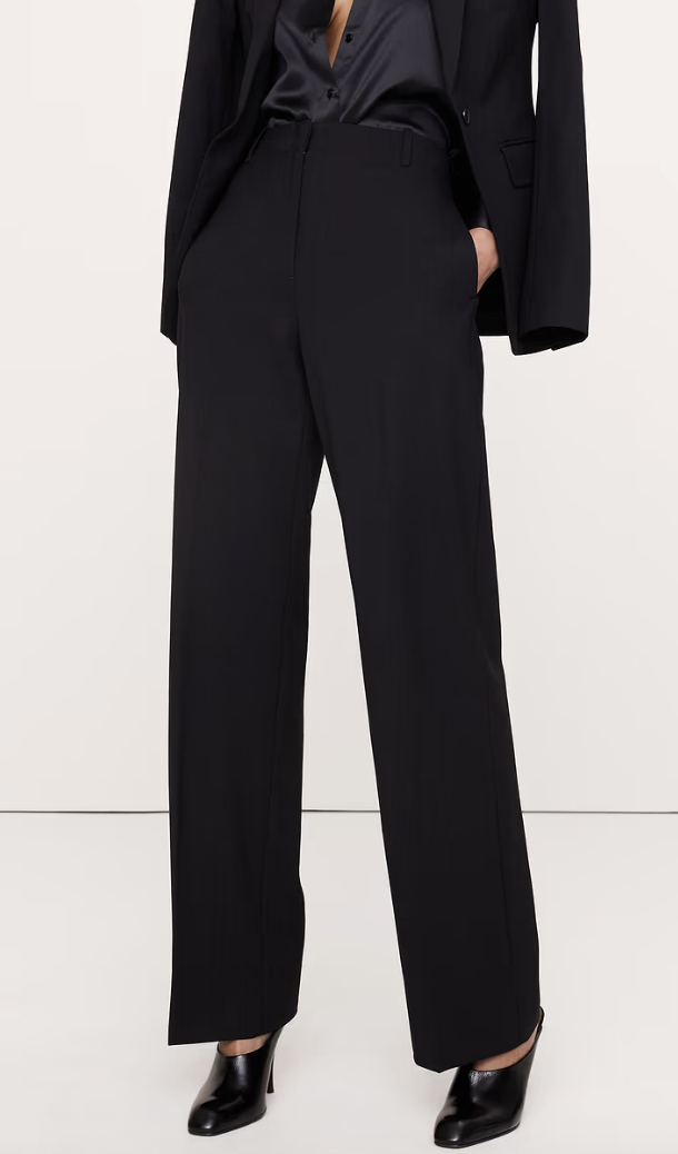Banana Republic, Ultra High-Rise Modern Straight Italian Lightweight Wool Pant