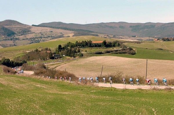 Stage two of the Tirreno-Adriatico in Tuscany.