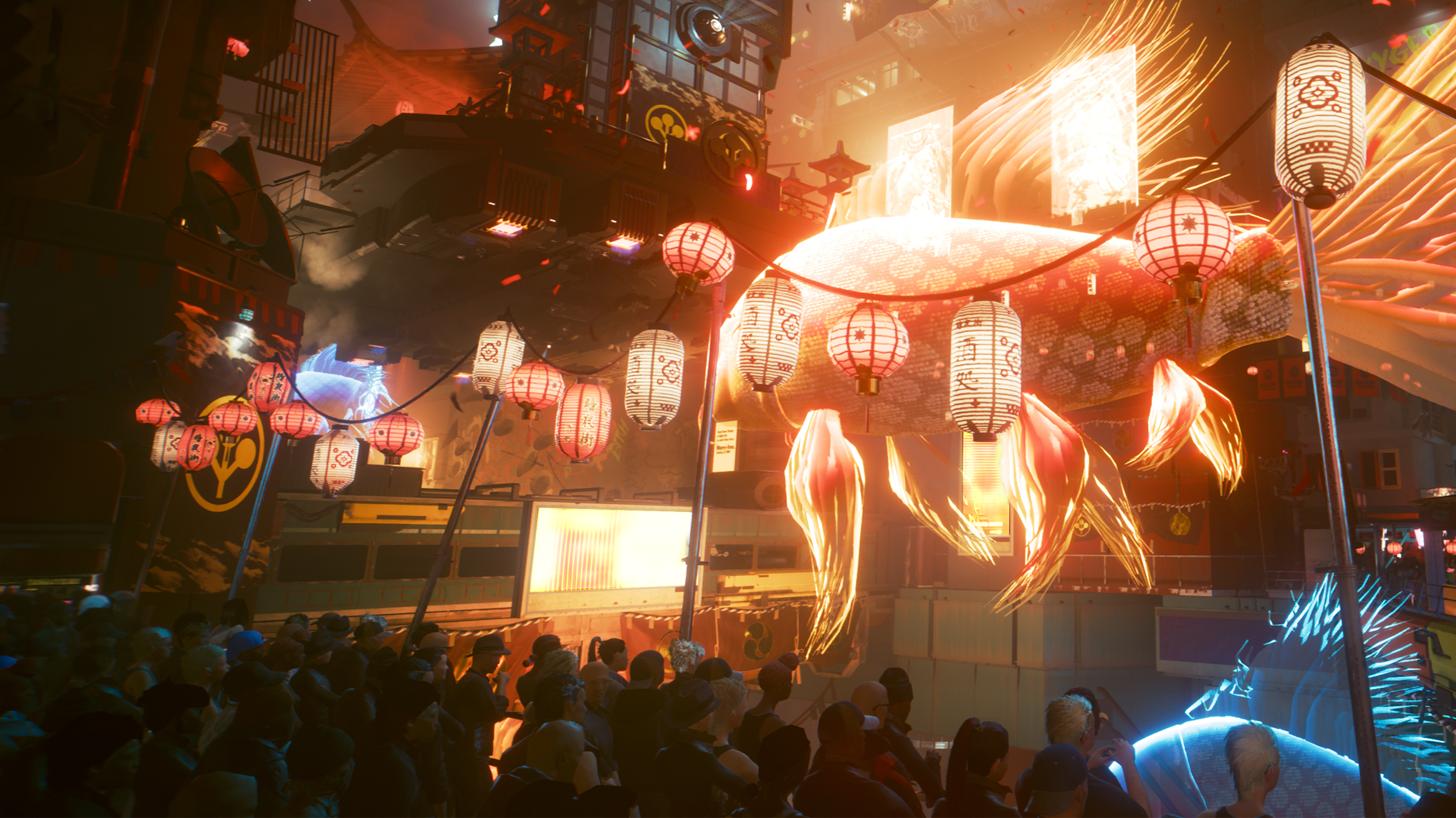 Cyberpunk 2077 screen (on Mac)