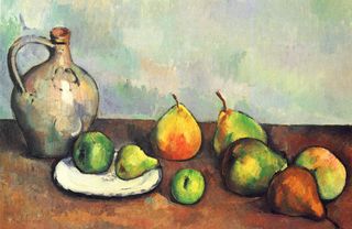 Still Life, Pitcher and Fruit (1894) by Paul Cezanne