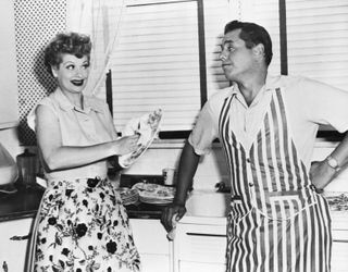 Lucille Ball and Desi Arnaz