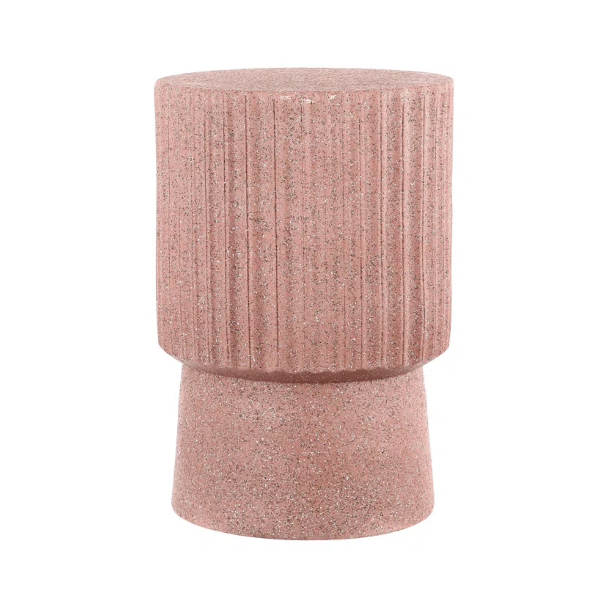 pink side table