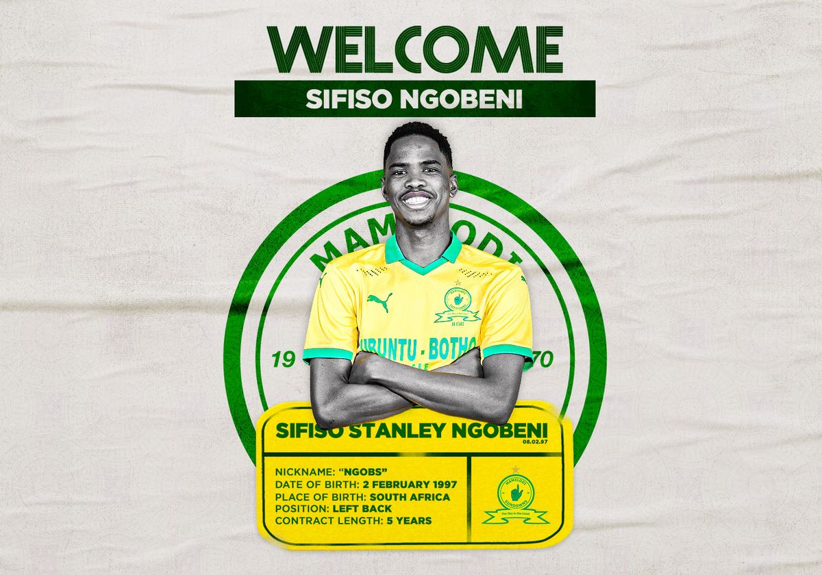 Mamelodi Sundowns new signing Sifiso Ngobeni