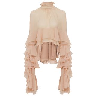 Chloé, Ruffled Organic Silk Top